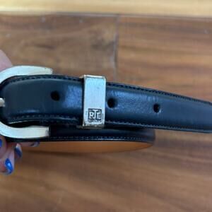Lauren Ralph Lauren Italian Leather Black Belt XL